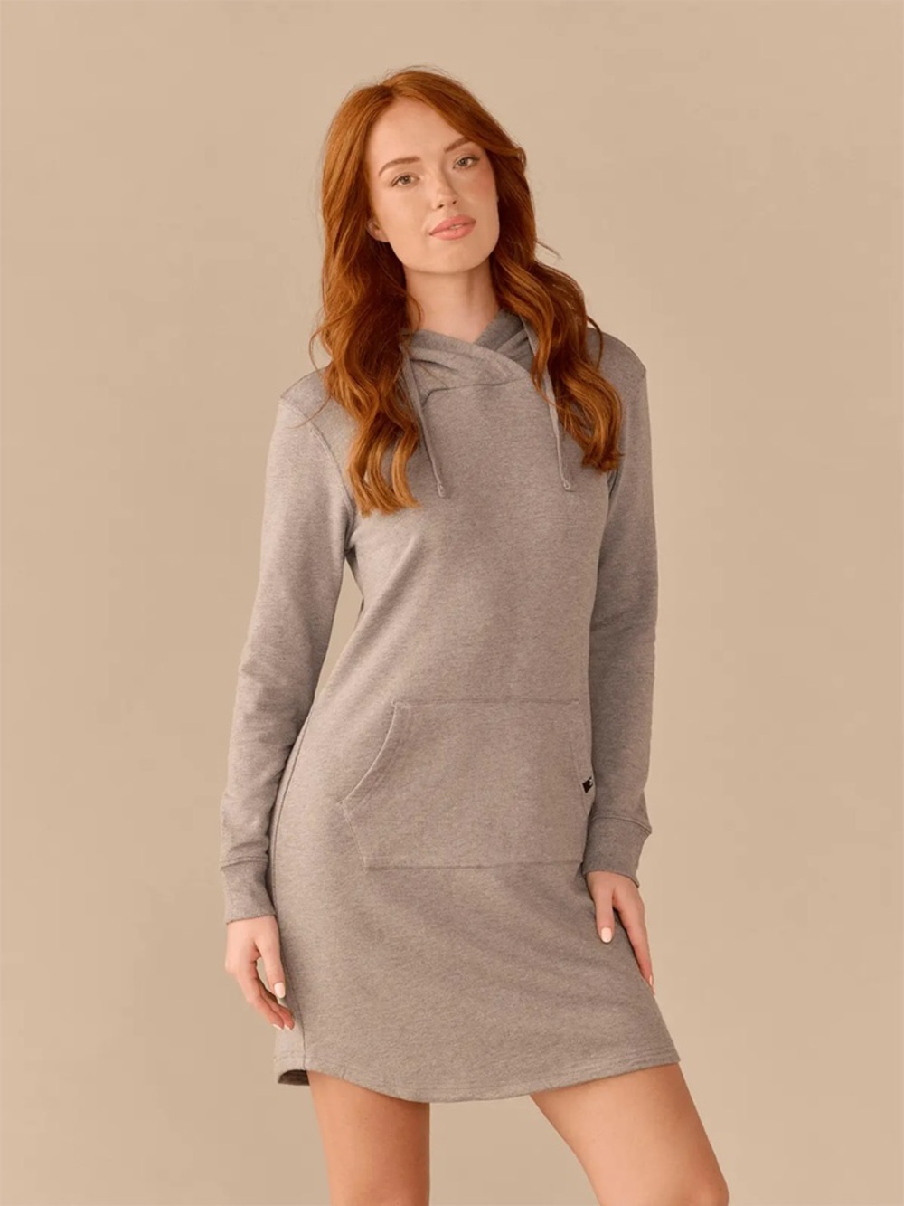 MeUndies Gray French Terry Hoodie Dress